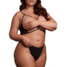 Amour by Le Desir Soutien-gorge Triangle Ouvert Grande Taille Charma Noir